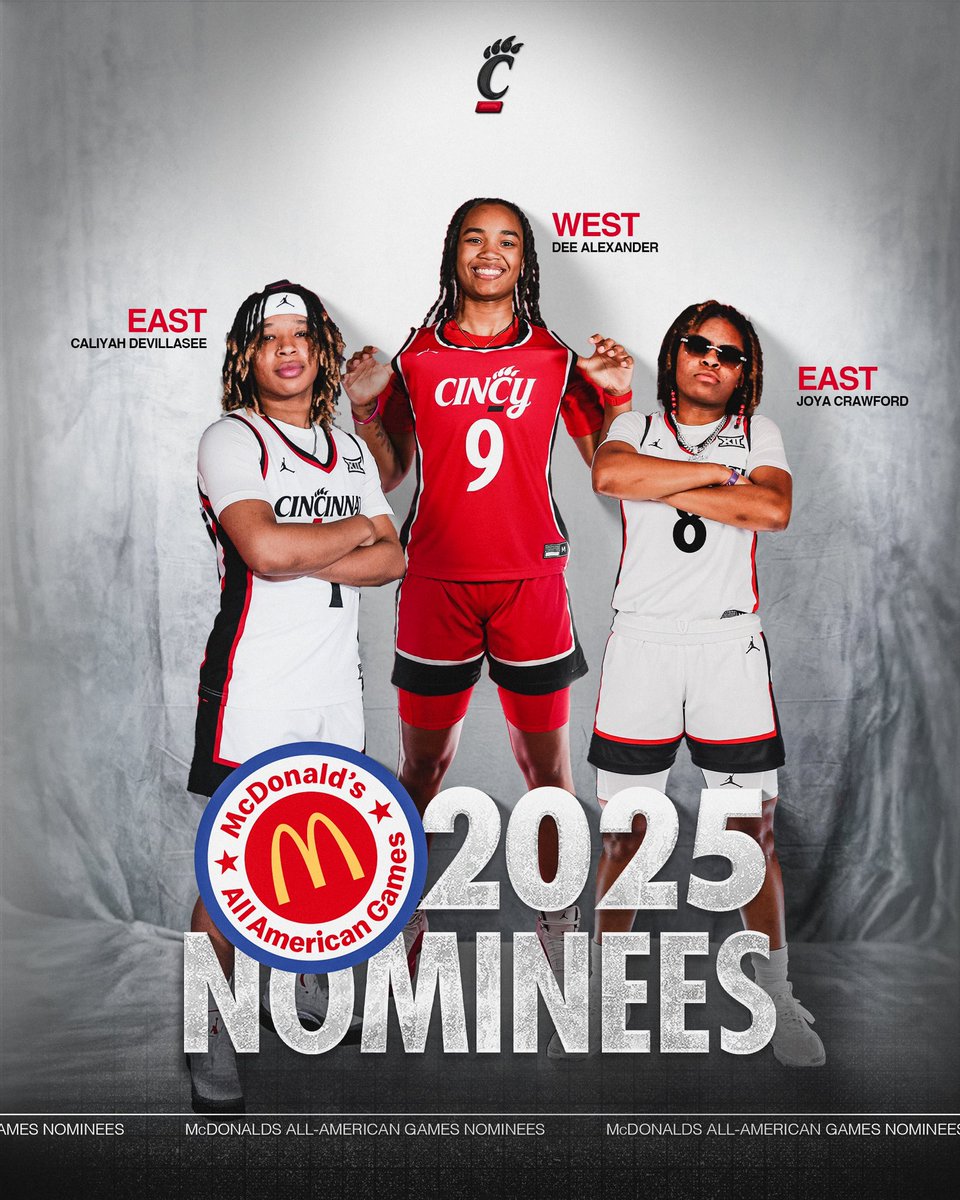 GoBearcatsWBB's tweet image. Make that 3️⃣ @McDAAG nominees!

#TheSisterhood | #Bearcats