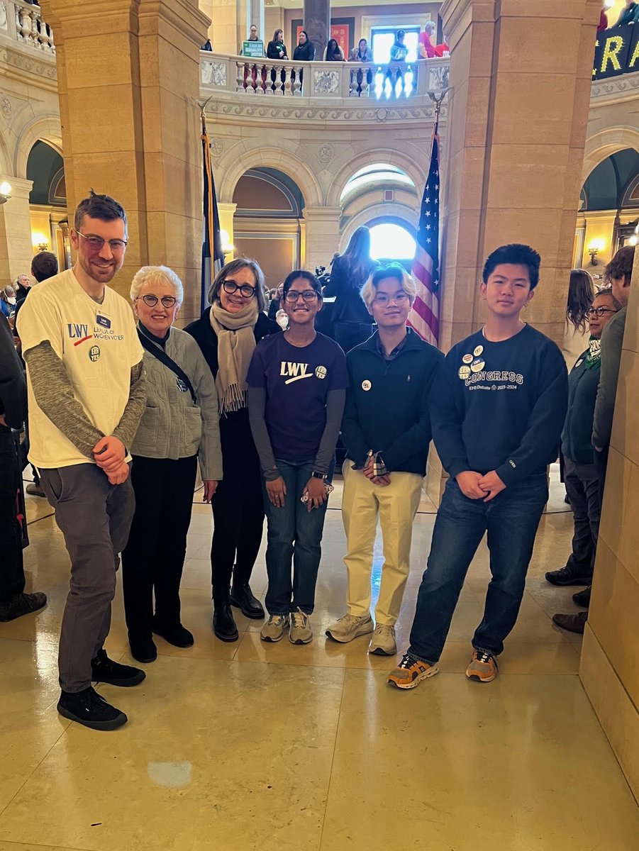 LWVMpls and LWVMN Representing for the ERA at the MN State Capitol! Our work for equality will never stop! 💚💚💚 LWVMpls.org LWVMN.org