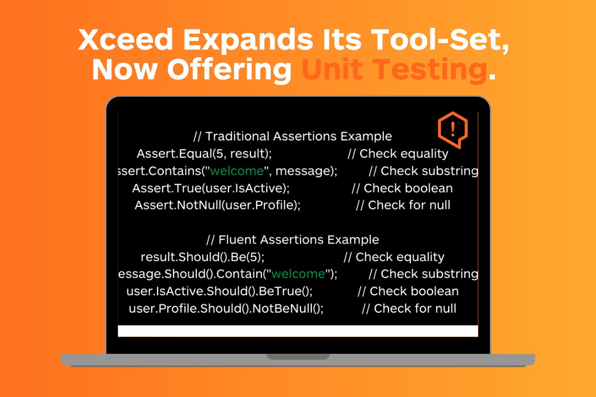 DataGrid's tweet image. Our new partnership with Fluent Assertions allows us to broaden our offering with unit testing for the first time!  #Partnership #OpenSource #DotNet