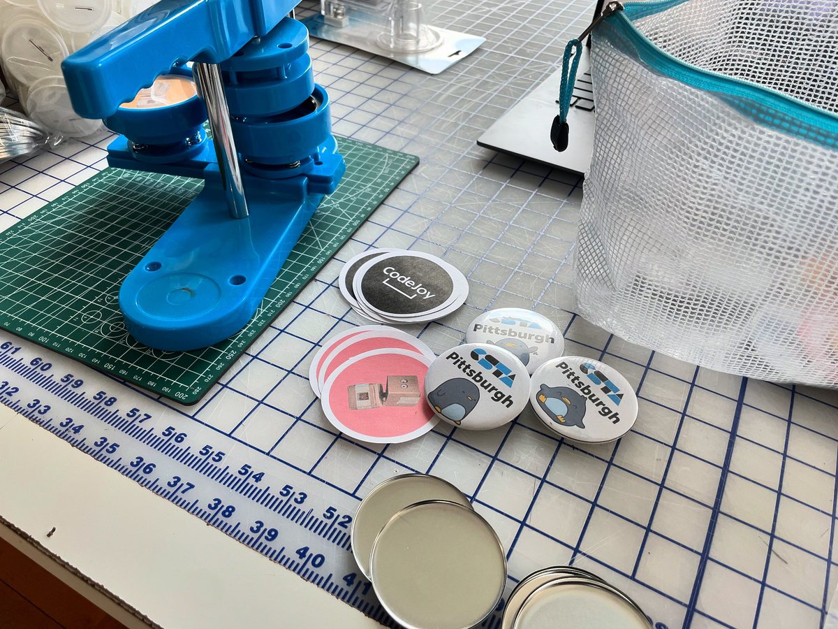 Amanda Jeane (@amandajeaneedu) on Twitter photo Making buttons for #TRETC on Monday! Excited to share #microbit #codejoy and #CSTAPitt with western PA! <a href="/cstapittsburgh/">cstapittsburgh</a> <a href="/microbit_edu/">Micro:bit Educational Foundation</a> <a href="/codejoyedu/">CodeJoy</a> Making buttons for #TRETC on Monday! Excited to share #microbit #codejoy and #CSTAPitt with western PA! <a href="/cstapittsburgh/">cstapittsburgh</a> <a href="/microbit_edu/">Micro:bit Educational Foundation</a> <a href="/codejoyedu/">CodeJoy</a>