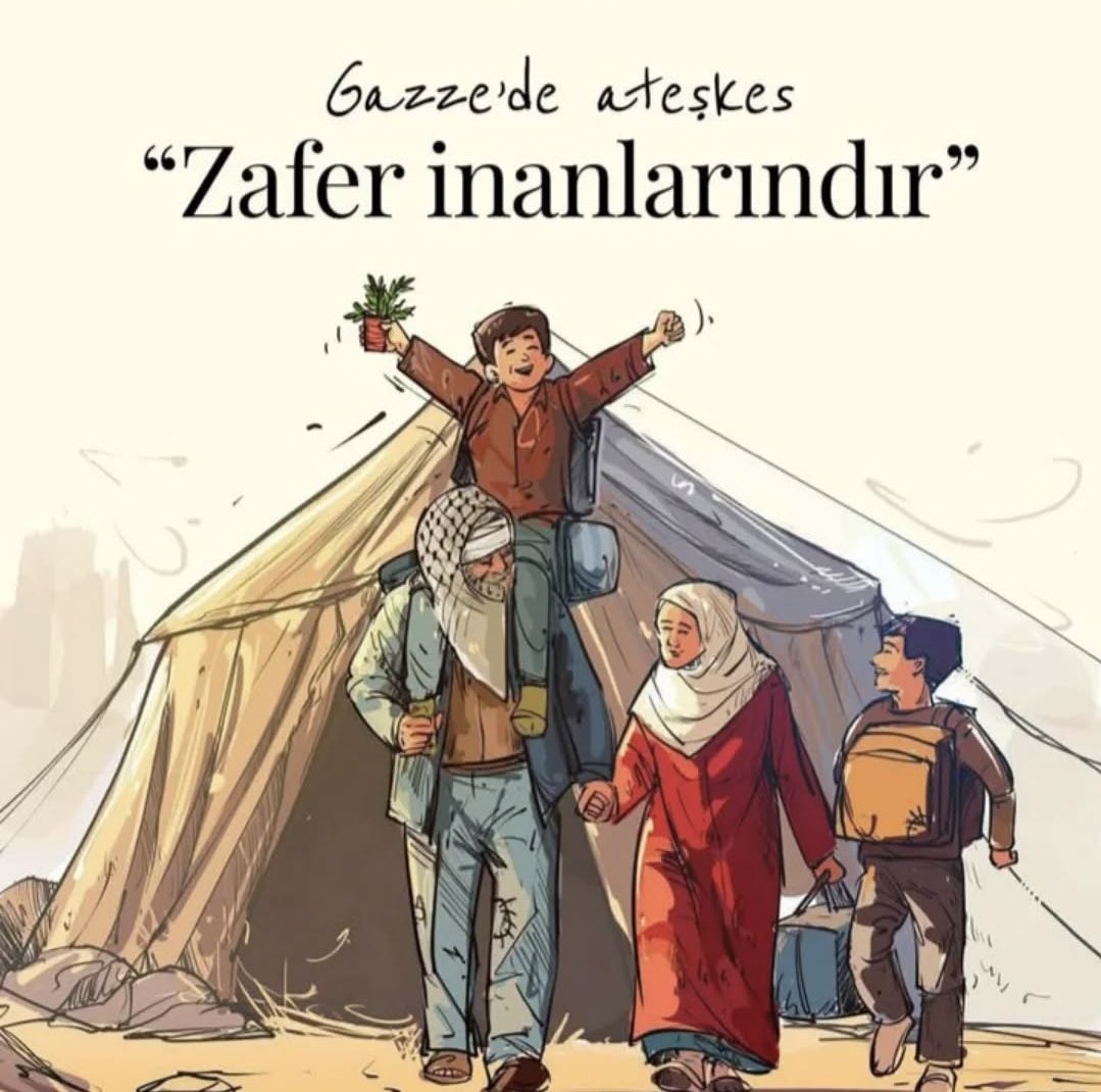 sematannm's tweet photo. “Zafer inanlarındır”

#FreePalestine #ateskes 🇵🇸

Ne demişti şehit Halil Kantarcı: 

“Güzel birşey olsa da şöyle içten, kuvvetli bir tekbir getirsek.”  

#AllahuEkber https://t.co/ncTSJezKE8