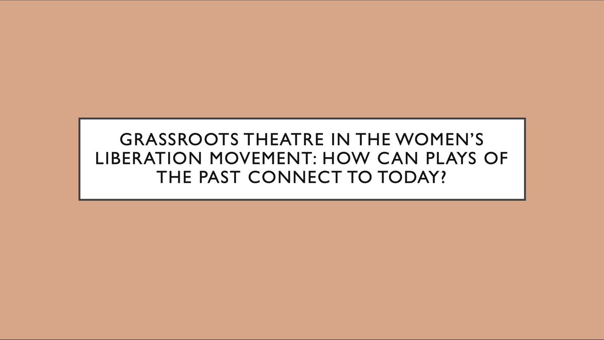 GMD_22's tweet photo. Thank you for having me, @EnglishTeesside! It was great to be able to talk at length about my research on grassroots theatre in the WLM, as well as how the plays connect to contemporary debates. 🎭 https://t.co/2BdqedrwF6