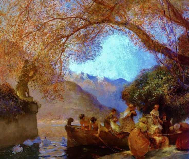 aDose_of_Art's tweet photo. Le Joli Pied by Gaston de La Touche (1854-1913).
