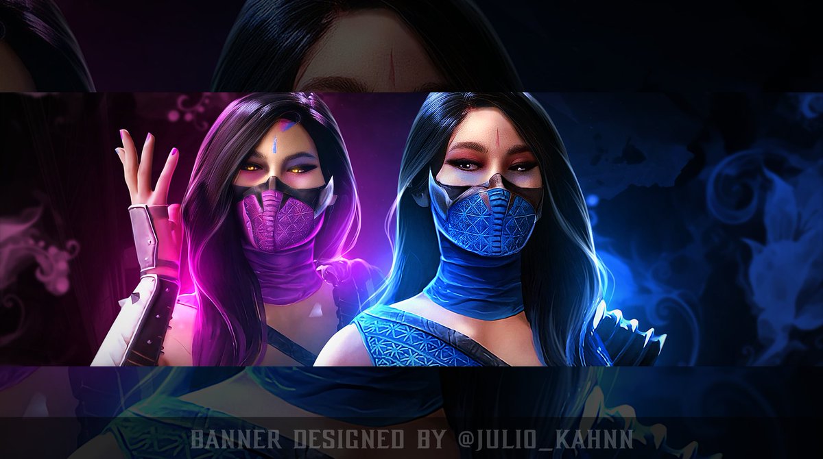 Banner: Mileena and Kitana💜💙