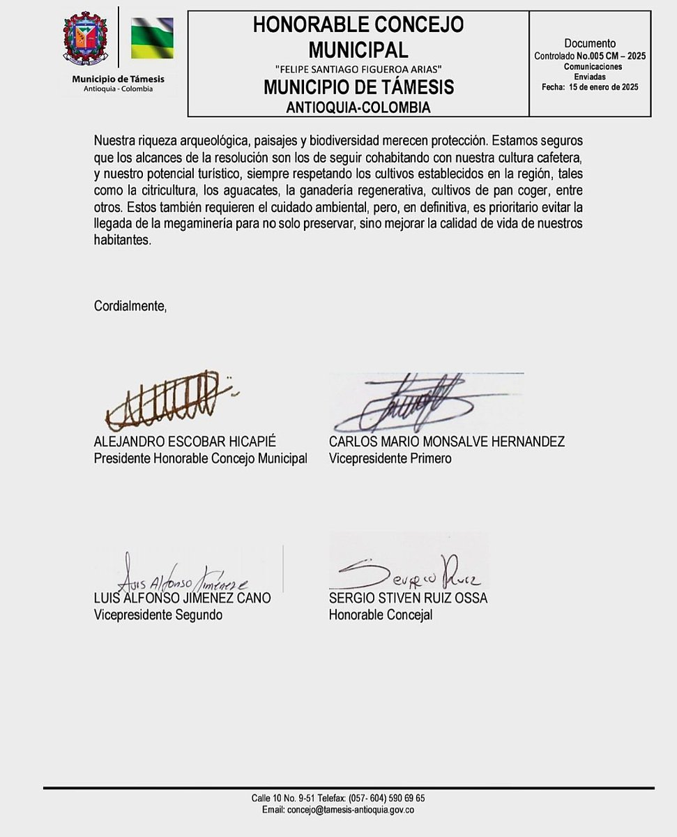 Anfibio_AMiModo's tweet photo. Reconocimiento al Concejo de Támesis por confrontar la desinformación de @AndresJRendonC.

“Ahora que el gobierno nacional confluye con nosotros” a través de las #ZPPA en defensa de la vocación agroalimentaria del suroeste es necesaria la pedagogía popular.

 ¡Ahí estaremos! https://t.co/ONUw9OOA8g