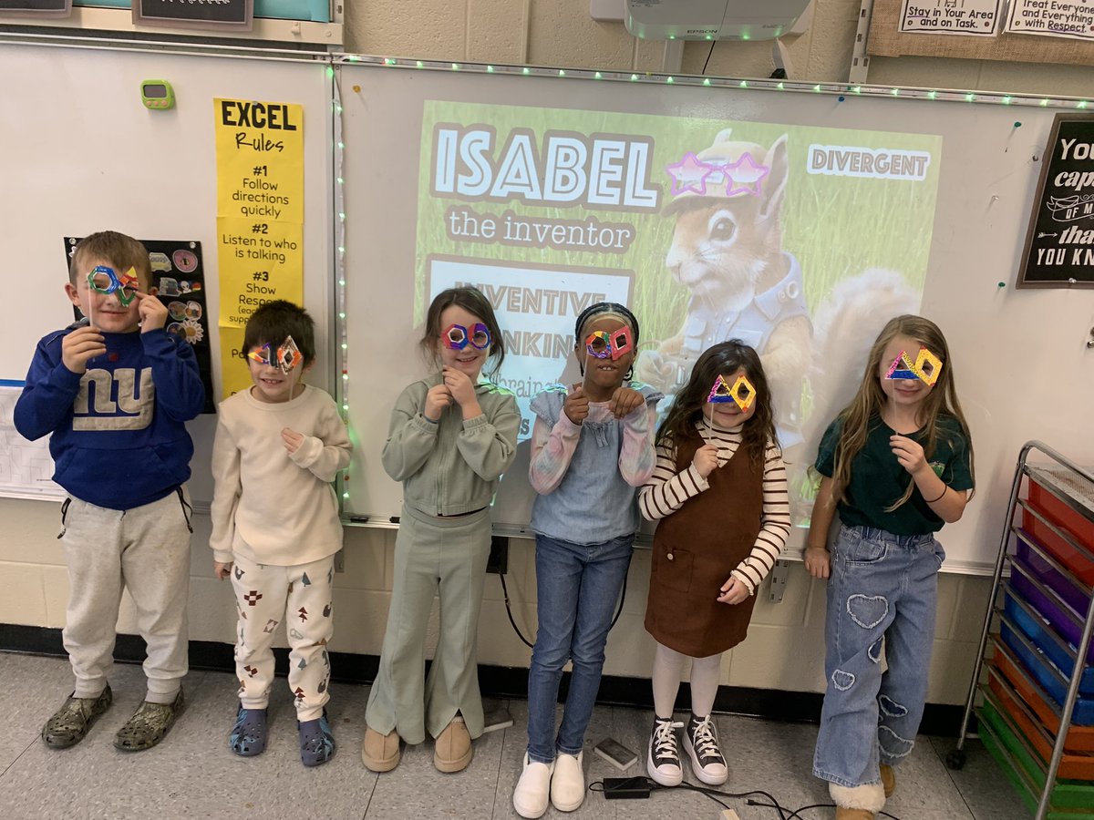 1st Grade created their Brainfocals today as they began a unit on divergent thinking. <a href="/DPESDragons/">DPES Dragons</a>
