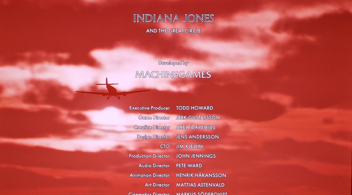 Indiana Jones and the Great Circle.. A fantastic action adventure that's miraculously blended with compelling puzzles &amp; thoughtful storytelling, which never steers away from being a constant joy to play despite sometimes being hit by poorly paced moments.. 9/10 #OneSentenceReview