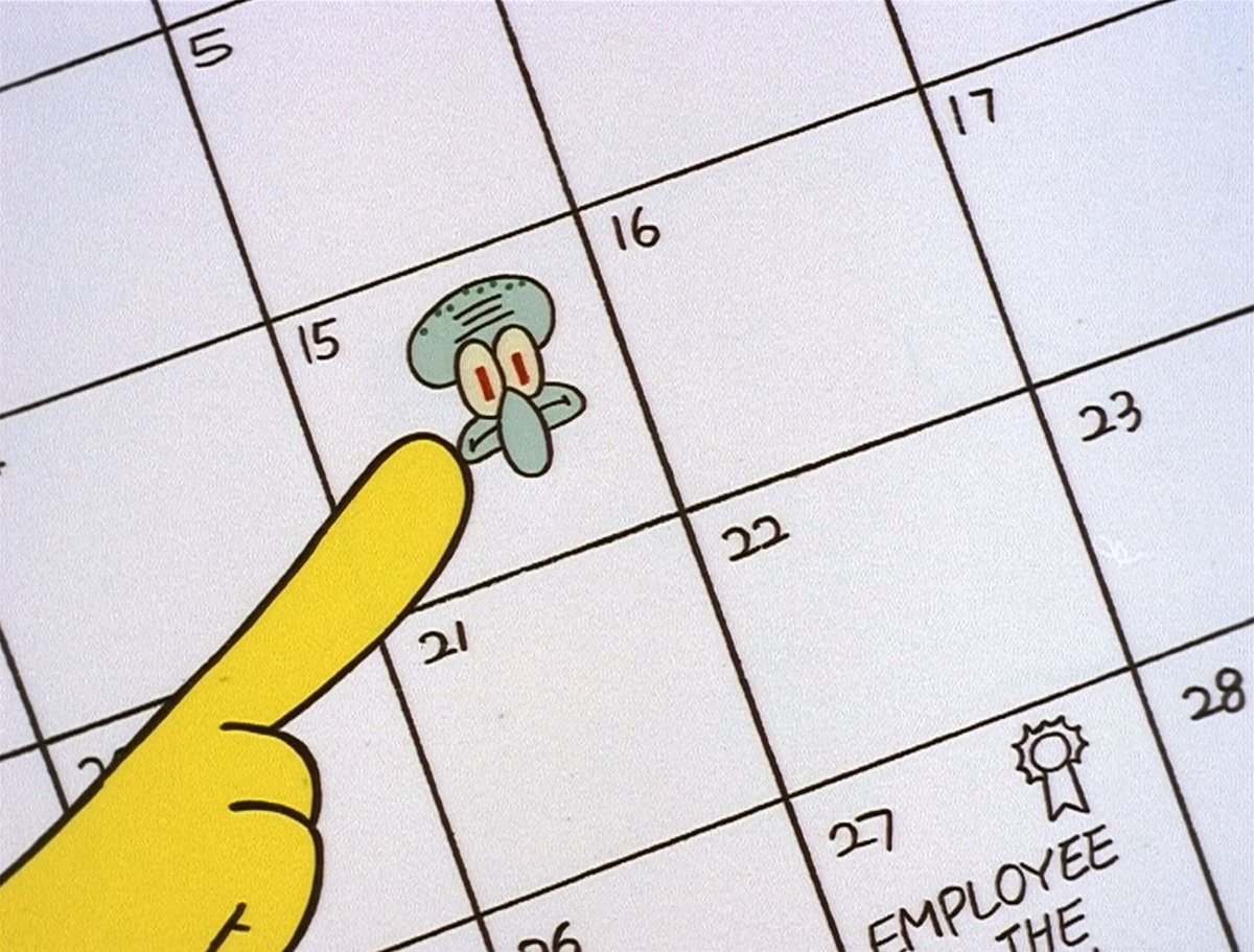 BBNewsStation's tweet photo. BREAKING NEWS: It’s Annoy Squidward Day! https://t.co/KOw2ApmEqg