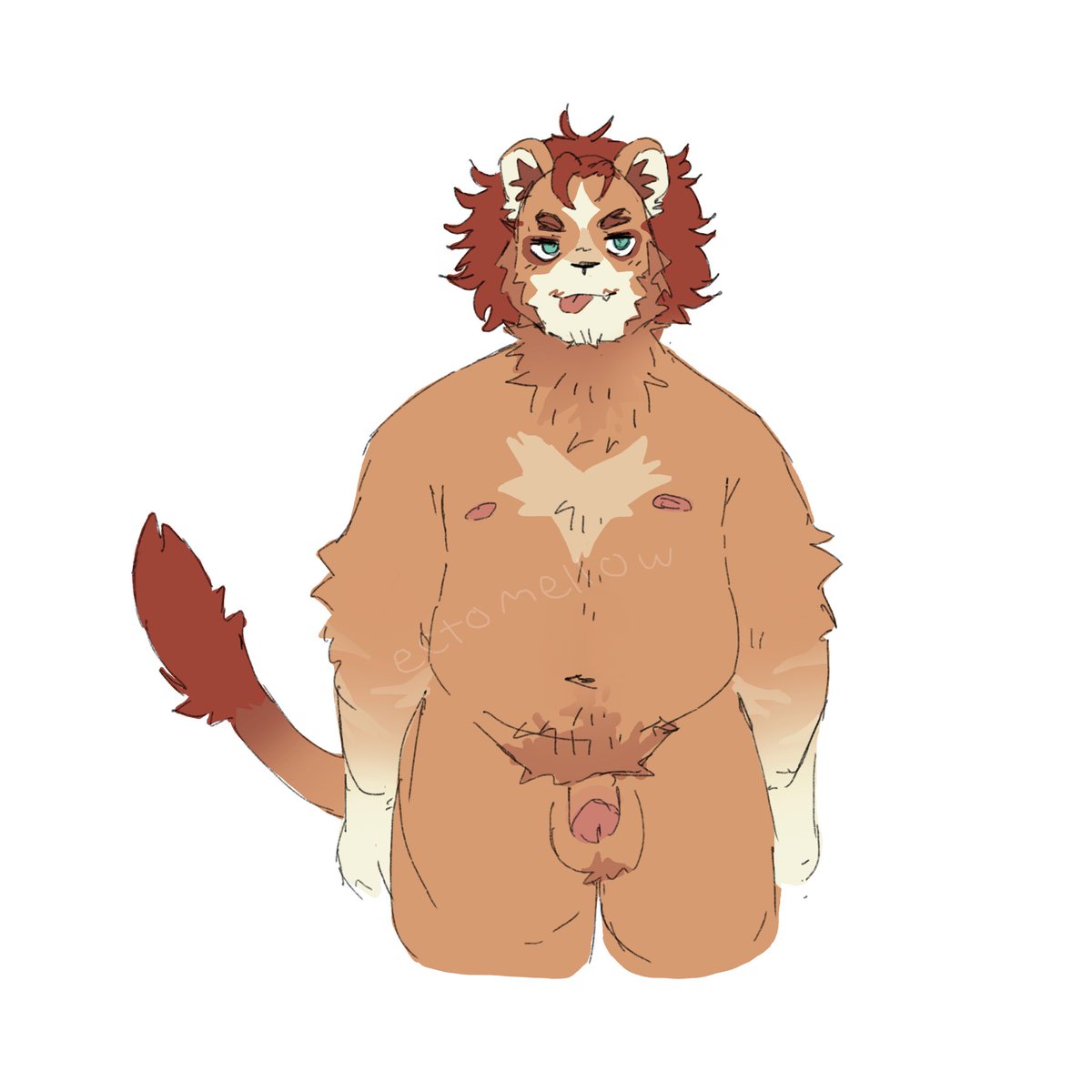 ectomellow's tweet photo. clearer look at the lion version of me https://t.co/H8P9eC3CeF