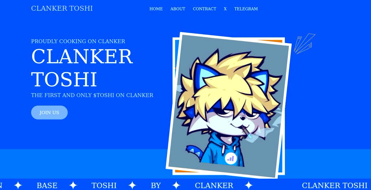<a href="/_proxystudio/">liquid 💧</a> Memes on Clanker are fun 🚀 
Cool ones being cooked at Clanker Toshi - $ctoshi - <a href="/clankertoshi/">Clanker Toshi - CTOSHI</a> slurp the dip
