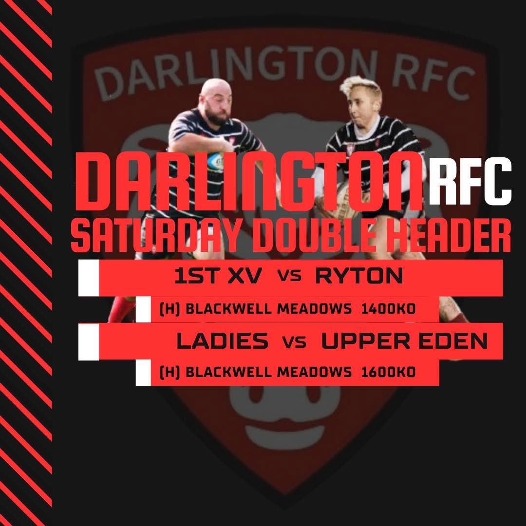 This Saturday  18th January. The 1st XV  kick off at 14.00 and the Ladies XV kick off at 16.00