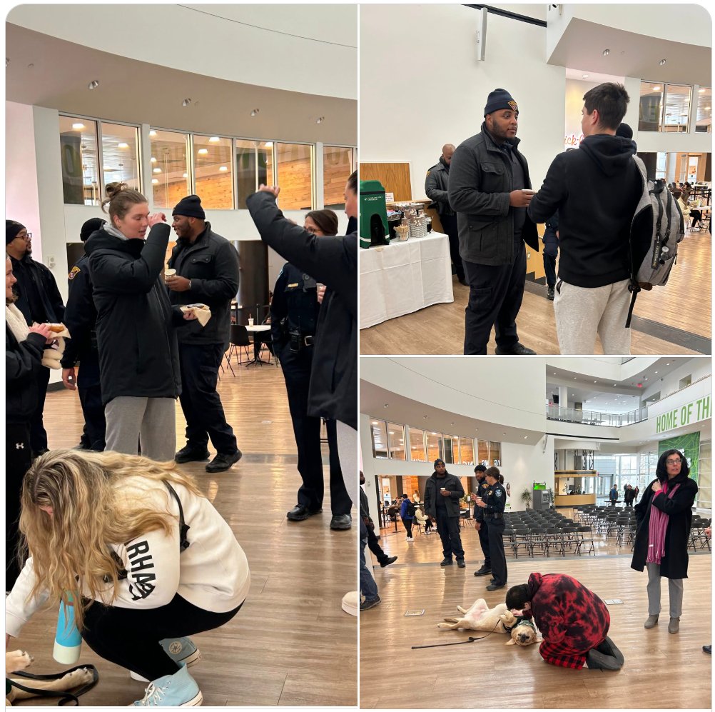 Thank you Cleveland State University Police Department for inviting Cleveland Police District 3 yesterday to engage your students and staff! #PublicSafety #Community #Partnership.
