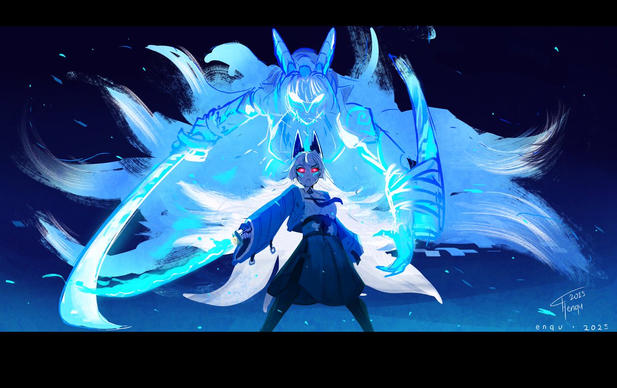 InsideTSC's tweet image. concept art for Miyabi's Devil Trigger

#zzzero #DMC  #Miyabi