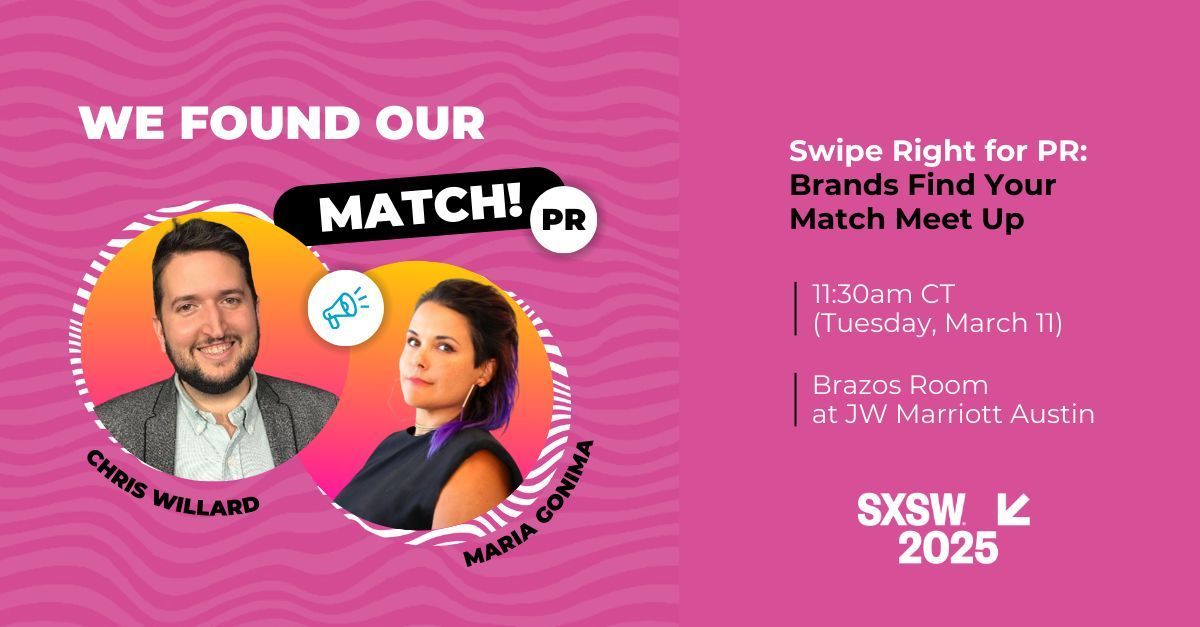 Big_Smile_Co's tweet photo. ✨ CALLING ALL BRANDS &amp; PR PROS ✨

The perfect match exists - let's help you find them! Join us for a revolutionary networking experience at @SXSW.

🤝 Speed-dating style mixer
🎯 Real connections
💫 Instant chemistry

📍 March 11 @ 11:30am CT
Brazos Room at JW Marriott Austin https://t.co/JR6nwoq9Q3