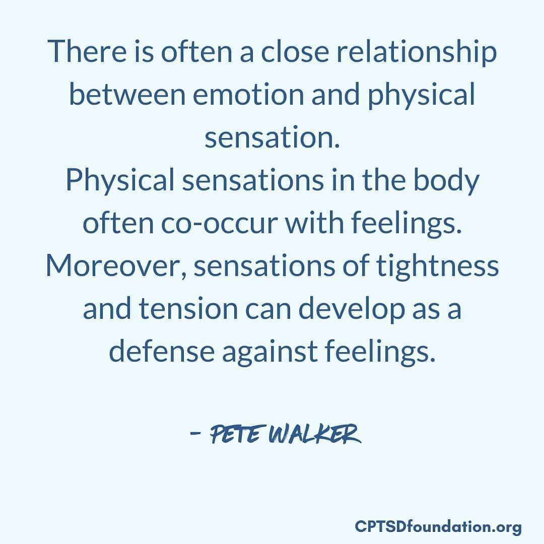 A child who is repeatedly punished for emoting learns to be afraid of inner emotional experience and tightens [armors] the musculature of her body in an effort to hold feelings in and to banish them from awareness.