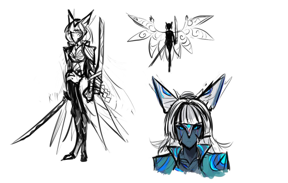 InsideTSC's tweet image. concept art for Miyabi's Devil Trigger

#zzzero #DMC  #Miyabi