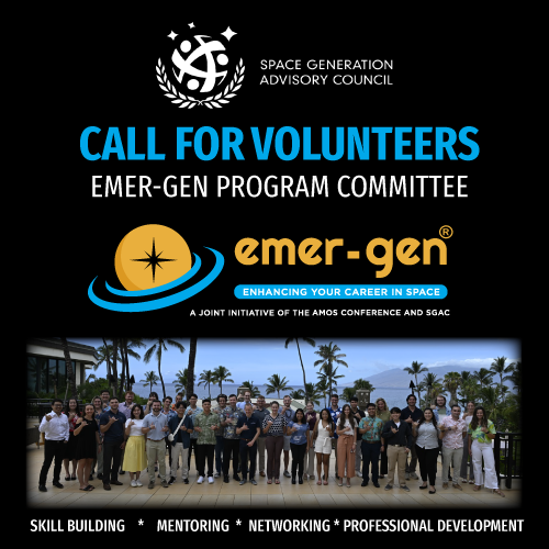 SGAC's tweet photo. 🚀 Join us at SGAC-EMER-GEN/AMOS 2025 in Maui, Hawaii (Sept 14-16)! 
Network, learn from experts, and develop key skills in the space industry. 🌍✨

Volunteers welcome!

Details &amp; applications:https://t.co/zYAc1rj3GZ

#SGAC2025 #SpaceCareers #EmerGenAMOS #Maui https://t.co/h1nWVFydeE