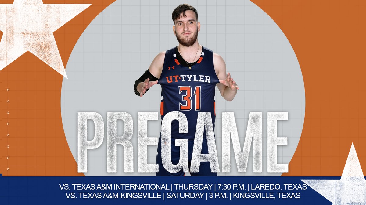 UT Tyler Patriots (@uttylerpatriots) on Twitter photo <a href="/uttylermbb/">UT Tyler Men's Basketball</a> will look to continue their strong form of late as they hit the road to take on Texas A&M International and Texas A&M-Kingsville!
tinyurl.com/yc8jtzrb
#SwoopSwoop <a href="/uttylermbb/">UT Tyler Men's Basketball</a> will look to continue their strong form of late as they hit the road to take on Texas A&M International and Texas A&M-Kingsville!
tinyurl.com/yc8jtzrb
#SwoopSwoop