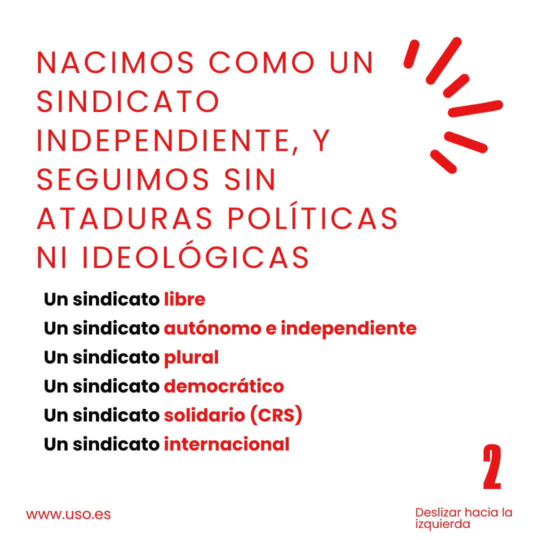 SindicatoUSO's tweet photo. 💼 ¿Sabías que llevamos más de 60 años defendiendo los derechos de los trabajadores? Somos un sindicato libre, autónomo, plural y solidario.

👉 Afíliate a #USO y sé parte del cambio:https://t.co/xjMuXCSIy1
#ConfíoEnUSO #SindicatoIndependiente #OportunidadesLaborales #Afiliación https://t.co/ocJ9F0k9IX