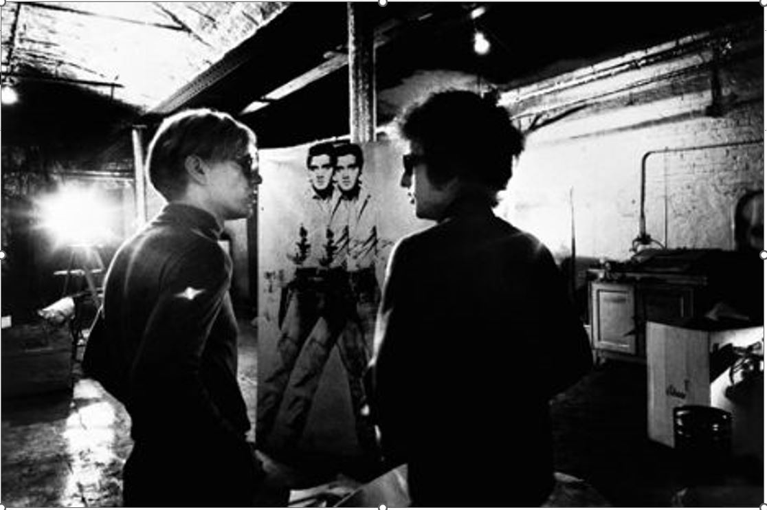 Dr Suzanne Fagence Cooper is on Bluesky (@suzannefagence) on Twitter photo With all the excitement about Bob #Dylan - why not book me to lecture to your <a href="/TheArtsSociety_/">The Arts Society</a> about Warhol & Dylan?
My talk 'Pop goes the Artist' starts with this 1965 photo by Nat Finkelstein - showing the 2 men wrangling over a magnificent 'Double Elvis'
#ACompleteUnknown With all the excitement about Bob #Dylan - why not book me to lecture to your <a href="/TheArtsSociety_/">The Arts Society</a> about Warhol & Dylan?
My talk 'Pop goes the Artist' starts with this 1965 photo by Nat Finkelstein - showing the 2 men wrangling over a magnificent 'Double Elvis'
#ACompleteUnknown