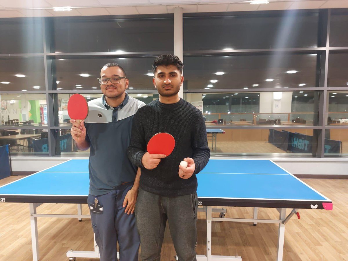 ✨It’s so moving watching a graduate of the programme become a mentor.

🏓 Table tennis club is part of the staff well-being programme at the Royal Derby Hospital

👥 Socialising is so important and I’m so proud of this pair!

🏆 I’ll let you guess who won…