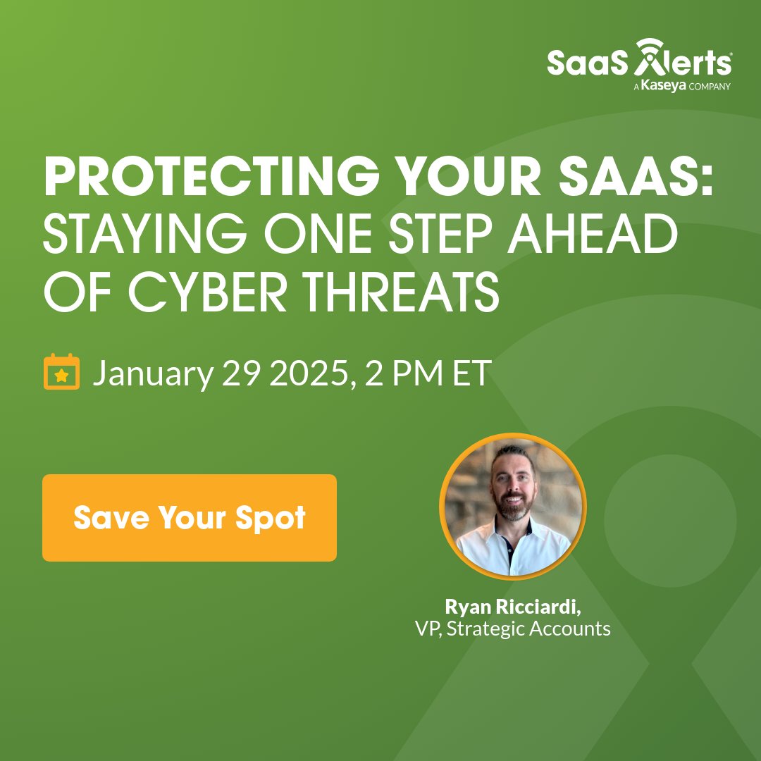Join us on Wednesday, January 29th at 2pm ET to learn how to stay ahead of SaaS cyber threats. 

✅ Detect vulnerabilities
✅ Prevent data breaches
✅ Strengthen your security

Secure your spot today! 👉 hubs.la/Q032tgNt0 

#CoverYourSaaS #SaaSSecurity #Cybersecurity