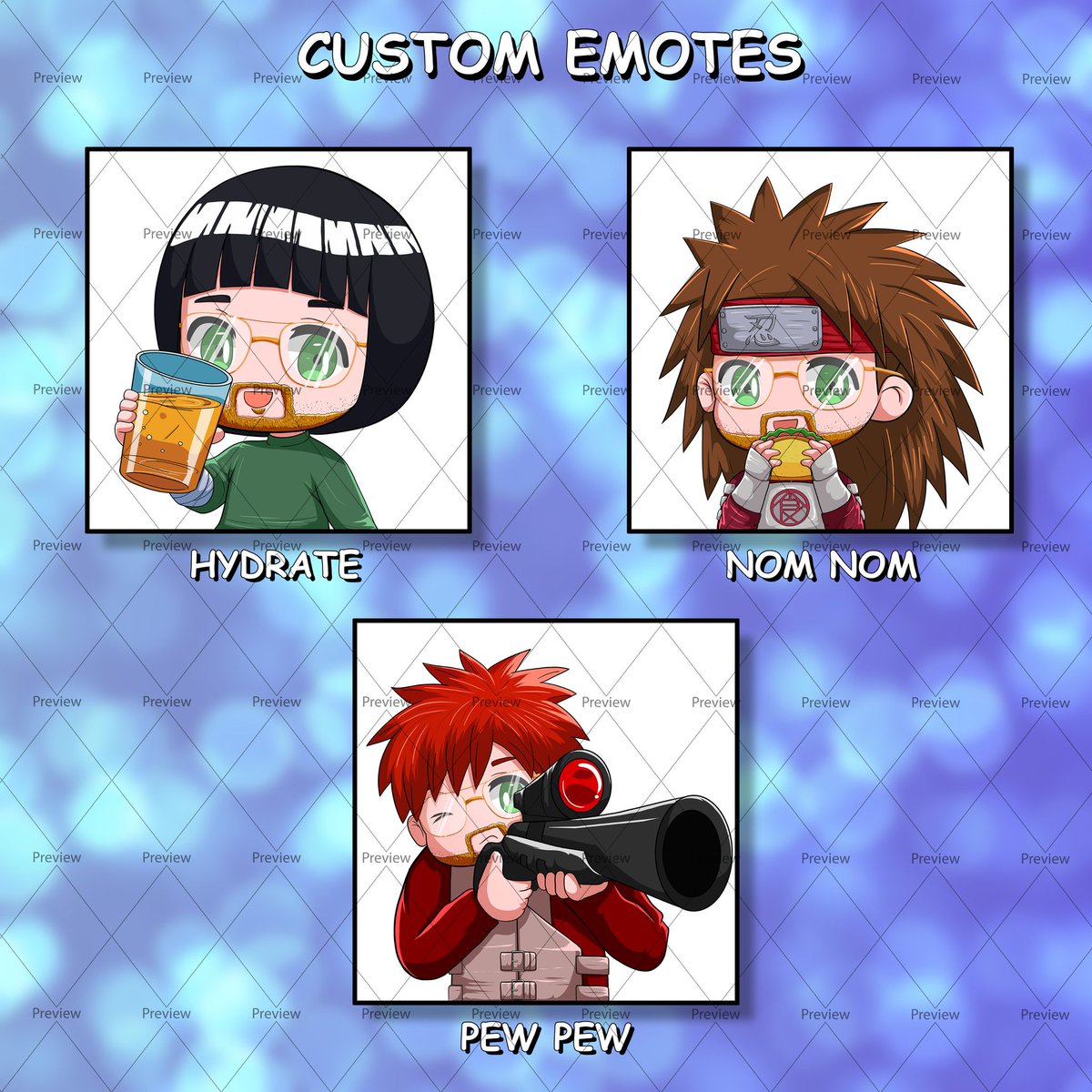jessinanda1's tweet photo. Thanks! @GmayTheOG 
you commissioned me to work on these emotes and I really enjoyed it. 🤩

#twitch #streamer #emotes #AnimeArt #chibiart https://t.co/noUjbYnUT8