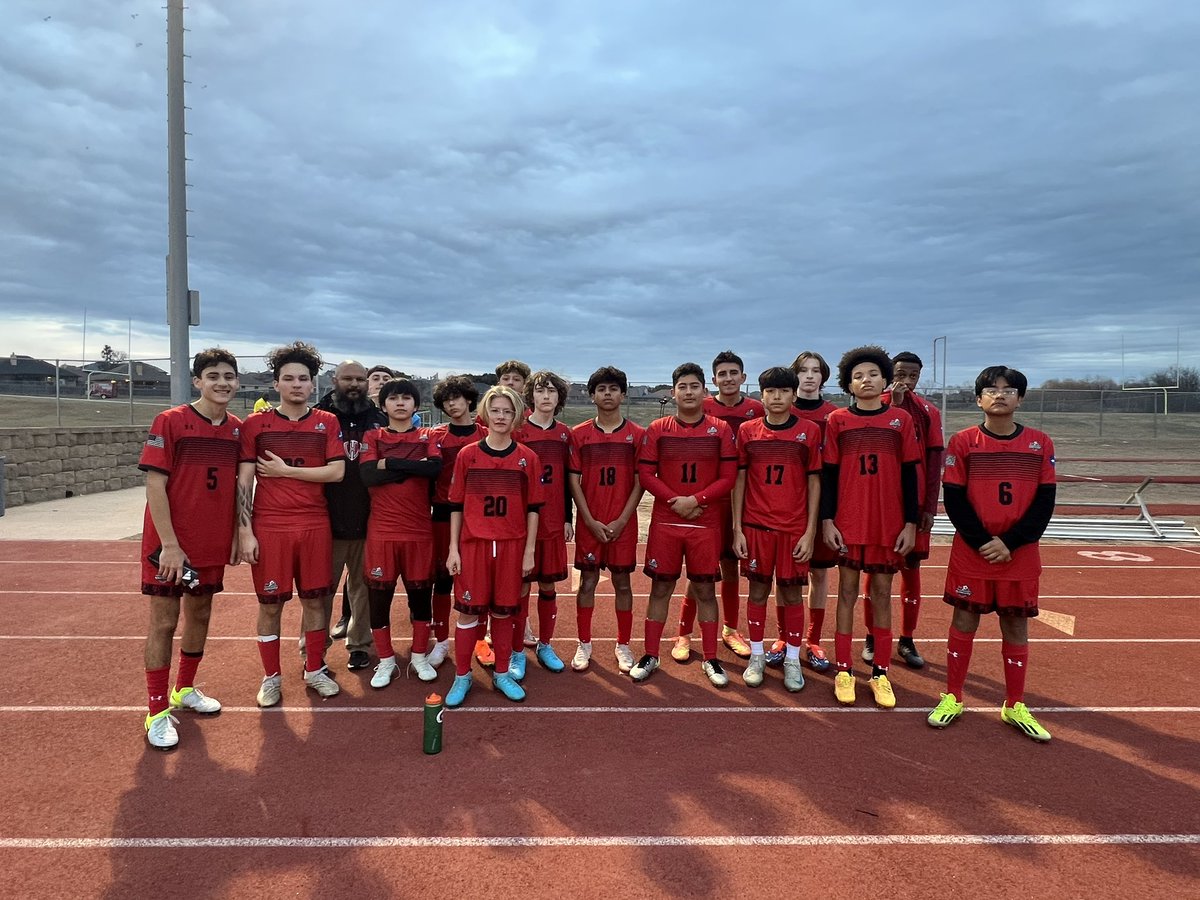 For the first time in program history, Knights Soccer fielded a THIRD JV team! They came out strong and played to a 2-2 draw in the first ever match! 
Happy to see more players representing the Shield 🛡️ 
G⚽️ Knights!! 
#RepTheShield

<a href="/HarkerHeightsHS/">Harker Heights HS</a> <a href="/KilleenISD_/">KISD Sports</a>