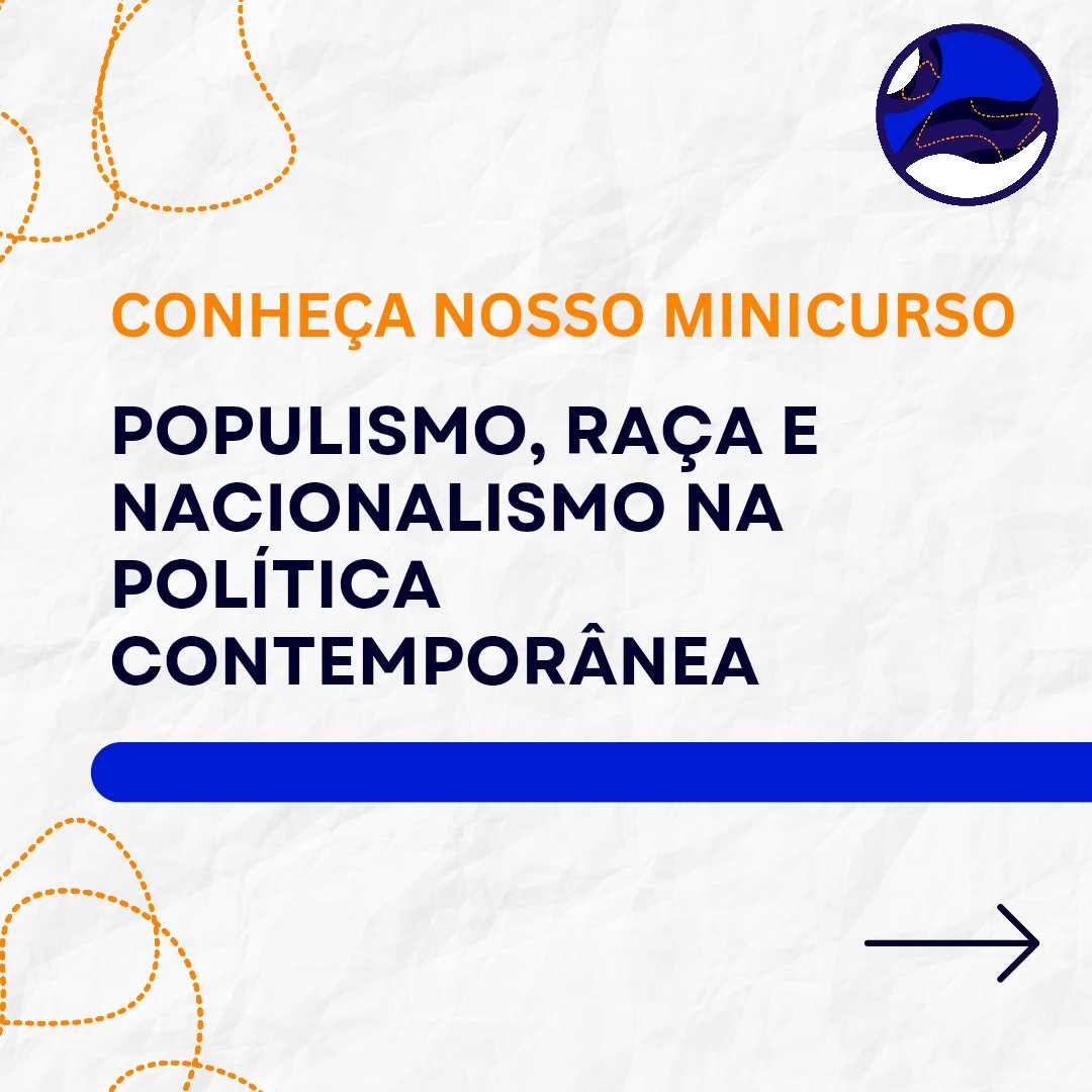 Escola de Verão!🏫
Mini - Curso " Populismo, Raça e Nacionalismo na Política Contemporânea".📚

A Escola de Verão promovida pelo Lemcri acontecerá nas duas primeiras semanas de fevereiro e, neste post, trouxemos algumas informações importantes sobre o nosso primeiro mini-curso.+)