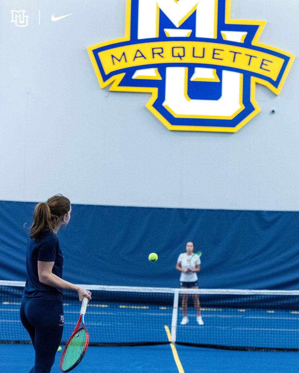 MarquetteWTEN's tweet photo. Friday - 𝗪𝗘 𝗕𝗔𝗖𝗞!

#WeAreMarquette🎾 https://t.co/9tE9IMvZpw