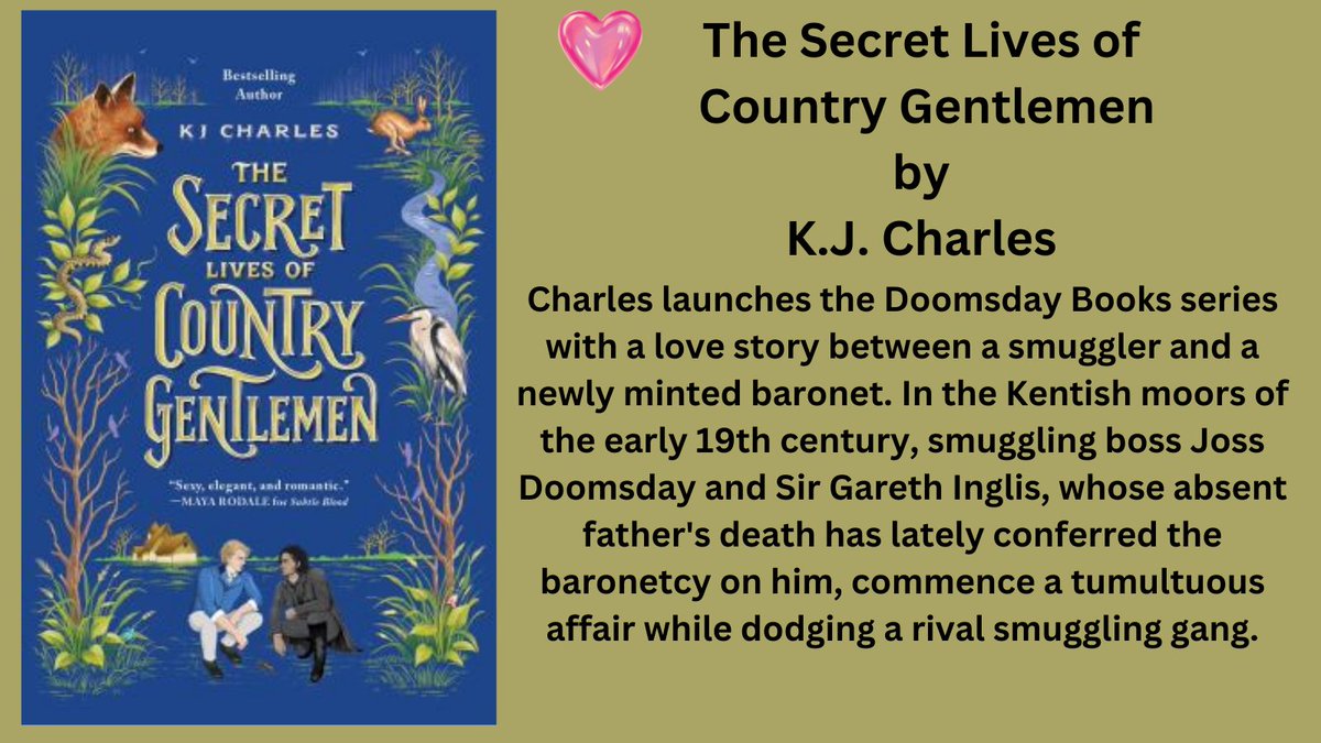 Love is in the Air🌹💘

K.J. Charles
Available on all media at tinyurl.com/y6cx3ez2
#romancenovels #love #ValentinesDay