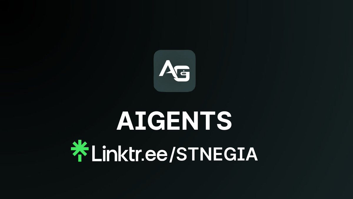 🎉 Quick Update! The AIGENTS ecosystem just got more accessible.

📍 Explore everything in one place: linktr.ee/STNEGIA

From our website and whitepaper to detailed documents, find all the resources you need to stay informed and shape the future with us. 🚀