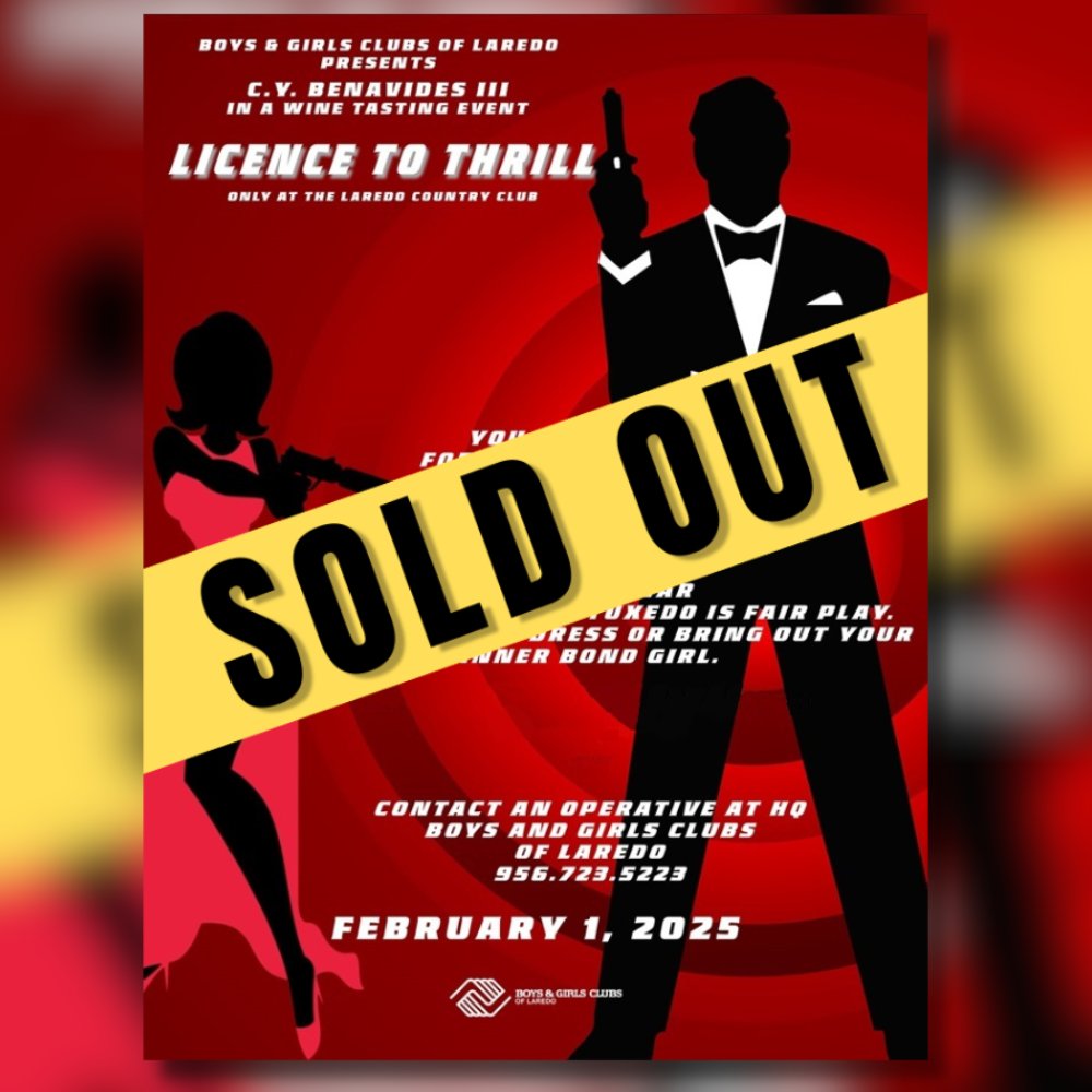 🏦 Cheers to IBC for your steadfast support of our mission! Thank you for investing in the future of our community. 🥂 
 SOLD OUT! 🍷 The Boys &amp; Girls Clubs of Laredo proudly present the C.Y. Benavides III 27th Annual Wine Tasting Gala on February 1st!  #BoysAndGirlsClubsLaredo