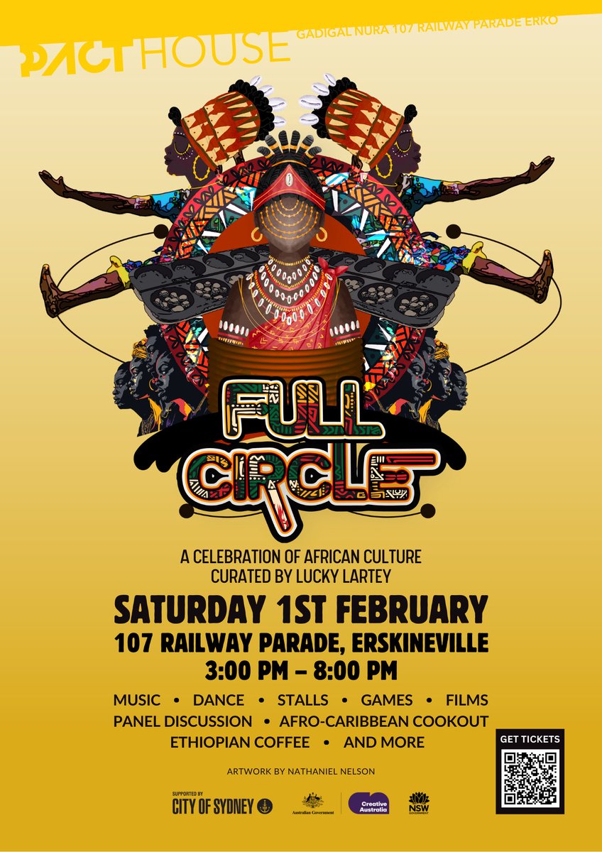 luckyADance's tweet photo. PACT HOUSE: FULL CIRCLE
Honouring Roots, Embracing Now, Inspiring Futures. A one-day festival of arts and community, curated by Lucky Lartey.

Join us at Pact on 1st February for this one the festival. https://t.co/4Hyt510Vox