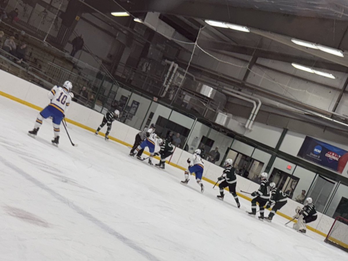 Jr D <a href="/CazenoviaLakers/">Cazenovia Lakers</a> Jack Casey scored his 1st goal of the season to tie at 1, but Nico Caprioti scored in the final minute of the period as <a href="/FMHornetsHockey/">F-M Hornets Hockey</a> took a 2-1 lead into the 1st intermission at SUNY Morrisville.