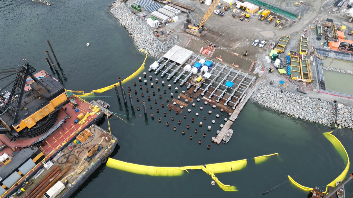 Woodfibre LNG uses bubble curtains and technologies like vibratory piledriving to reduce construction noise and ensure marine mammals can maintain their natural behaviours.

Learn more: ow.ly/Xxks50UHaVU
#MarineLife #Sustainability