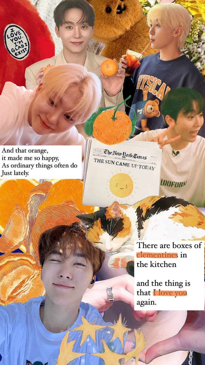 recordbsk's tweet image. tangerines are the only fruit that come whole that you open and share pieces of. #seungkwan opens his heart and shares pieces of it everyday