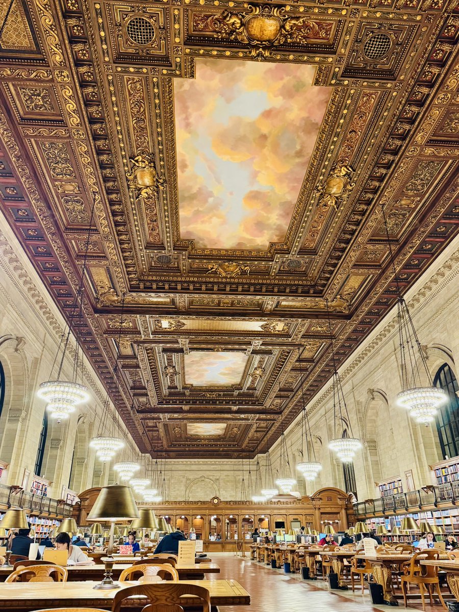 A view from my seat. #nypl #grateful #iloveny