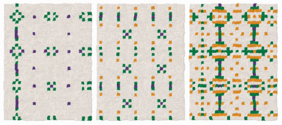 Rug Pull 1,2,3 - just dropped on <a href="/rodeodotclub/">Rodeo</a> 👇
#generativeart #genuary15 #genuary2025