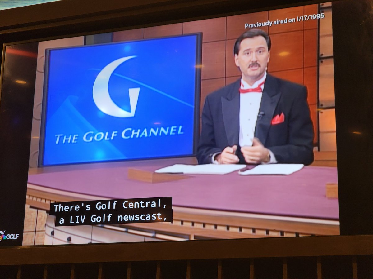 Reliving the 1st few moments  <a href="/GolfChannel/">Golf Channel</a> went on air. In the immortal words of the Legend <a href="/ArnoldPalmer/">Arnold Palmer</a>...  #RollItBoys