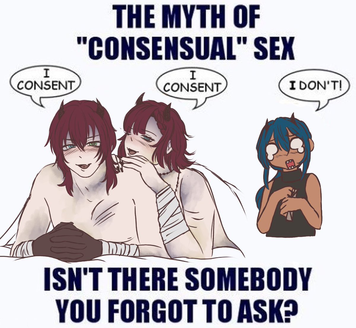 forwardgranted's tweet photo. Never thought me and Bambi would make more ocs... incestuous siblings and their step brother who hates the fact they're like that 🙂‍↕️ @tthisisatrickk https://t.co/qZn68Poq7z