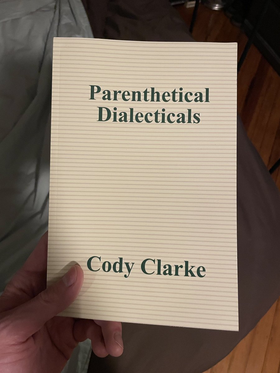 codyclarke's tweet photo. New poetry book https://t.co/4PWGVT1azM