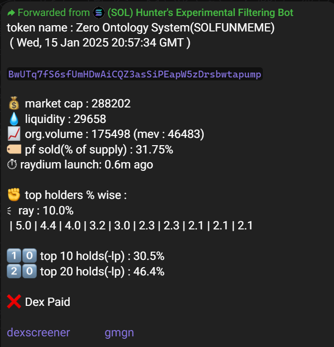 thehunterbaker's tweet photo. decent day for the bot triggers
#solfunmeme $gaim #genesis โน #rawdog $pibi #cattown #modelforge #sequoai $creai #botdotfun $syrana $arch $voltus $fish $inf $mind $sus $owls $eido $pelios #topblast #kekxbt #davinci
bot updates : https://t.co/EAEvgXXsRK
not financial advice! https://t.co/aXZSGKKDPX