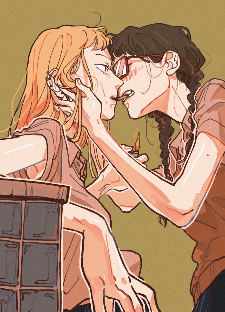 mitsuayanation's tweet photo. sumiko really knows how to draw wlw https://t.co/krGYAlkKcr