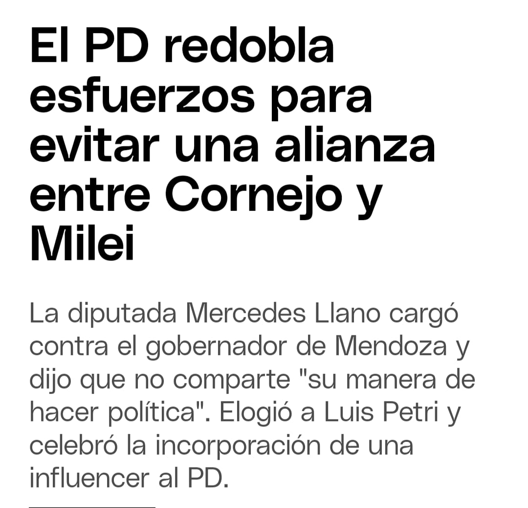 armandoparede11's tweet photo. Mercedes LLano : Militó para Alfredo Cornejo.Fue concejal por Cambia Mendoza. Militó a Rodolfo Suarez. Fue Dip. Provincial por Cambia Mendoza.
Cuando fue con su partido sacó el 3,5% Y dice que no comparte la manera de hacer política del Gob. !. Ni Groucho Marx se animo a tanto https://t.co/Z9hkBz9Qef