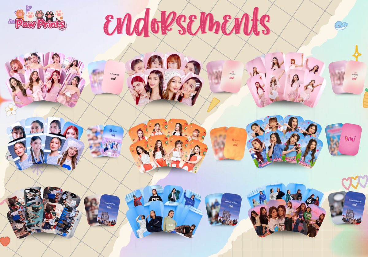 aiahbyouuu's tweet photo. Hello, mga alipin ng photocards! π€
We have more designs available for only P100 per set!
- Endorsements
- Collabs
- Solos, Ships & OT8
- and more!
All orders will receive a freebie
+ Giveaway coming soon!
Order Form https://t.co/1ALEa0FgdW
#aiahgotproof #pawprintscheck https://t.co/6gBEN06A1F