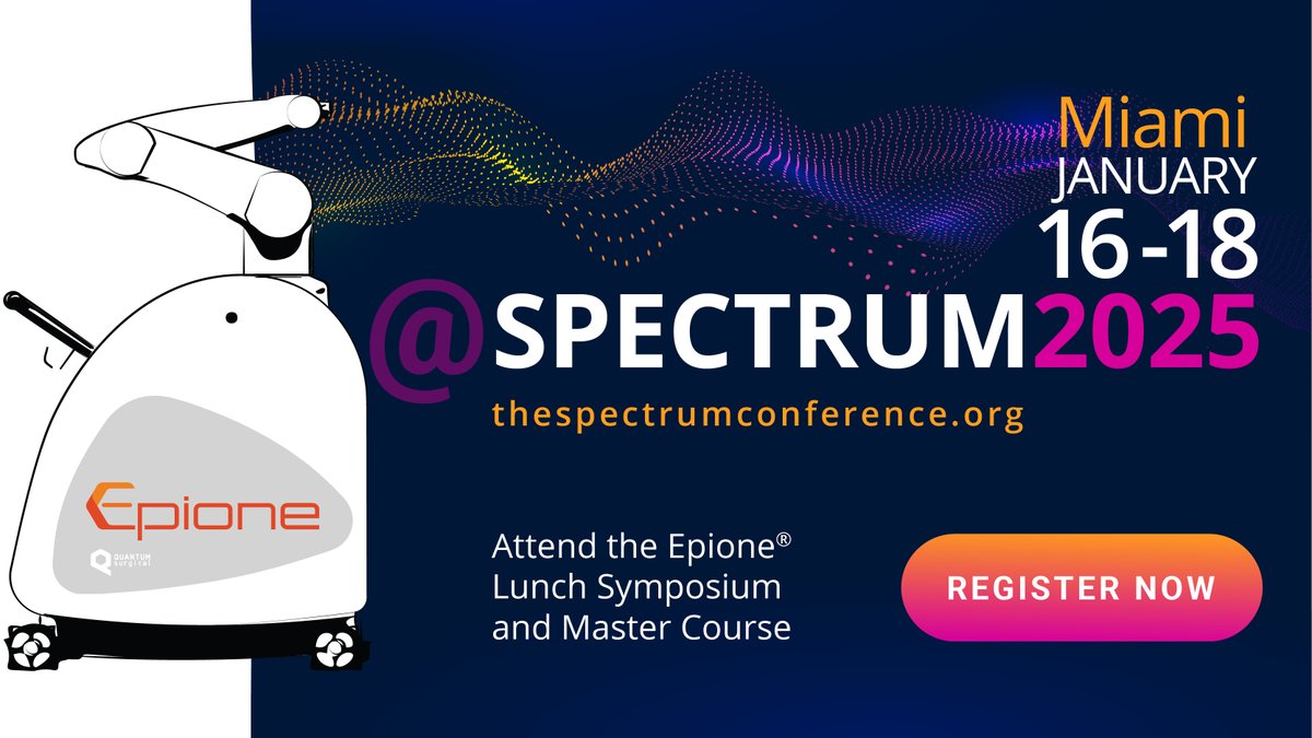 Quantum Surgical (@quantumsurgical) on Twitter photo Excited to kick off <a href="/MiamiSpectrum/">SpectrumMiami</a> 2025! Stop by the Quantum Surgical booth for a hands-on demo of the Epione platform for robotic-assisted tumor ablation. Don’t miss the lunch symposium on Jan 16 at 12:35 pm with <a href="/RajNarayanan67/">Raj Narayanan</a> and <a href="/arslanmd/">Bulent Arslan, MD</a>! #Spectrum2025 Excited to kick off <a href="/MiamiSpectrum/">SpectrumMiami</a> 2025! Stop by the Quantum Surgical booth for a hands-on demo of the Epione platform for robotic-assisted tumor ablation. Don’t miss the lunch symposium on Jan 16 at 12:35 pm with <a href="/RajNarayanan67/">Raj Narayanan</a> and <a href="/arslanmd/">Bulent Arslan, MD</a>! #Spectrum2025