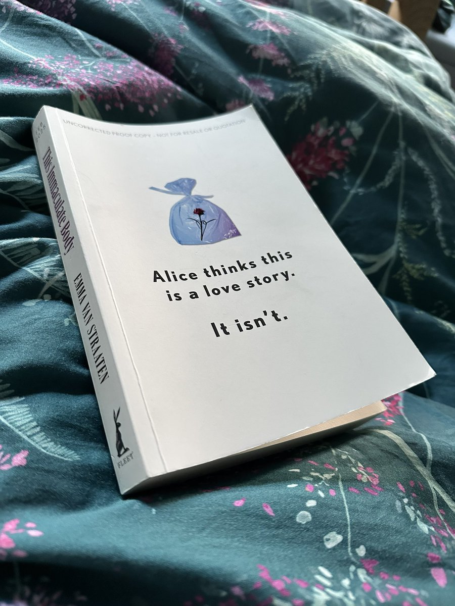 Already being hailed as deserving of cult status (I completely agree!), is it too early for me to call a book of 2025?!

Obsession, infatuation, Fatal Attraction meets Baby Reindeer - I’ll be shouting about this one for a while to come! 

This Immaculate Body is incredible! 🥀