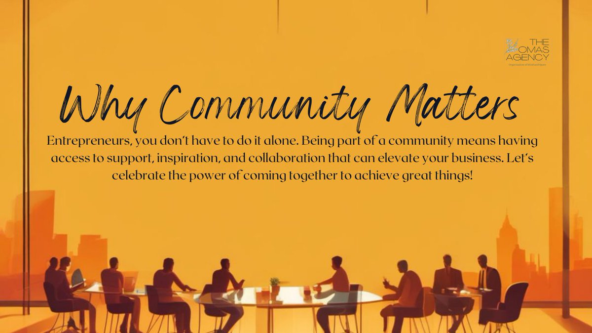 AgencyOmas's tweet image. Community builds entrepreneurs. Celebrate collaboration with us! #EntrepreneurialVillage #OMASAgency