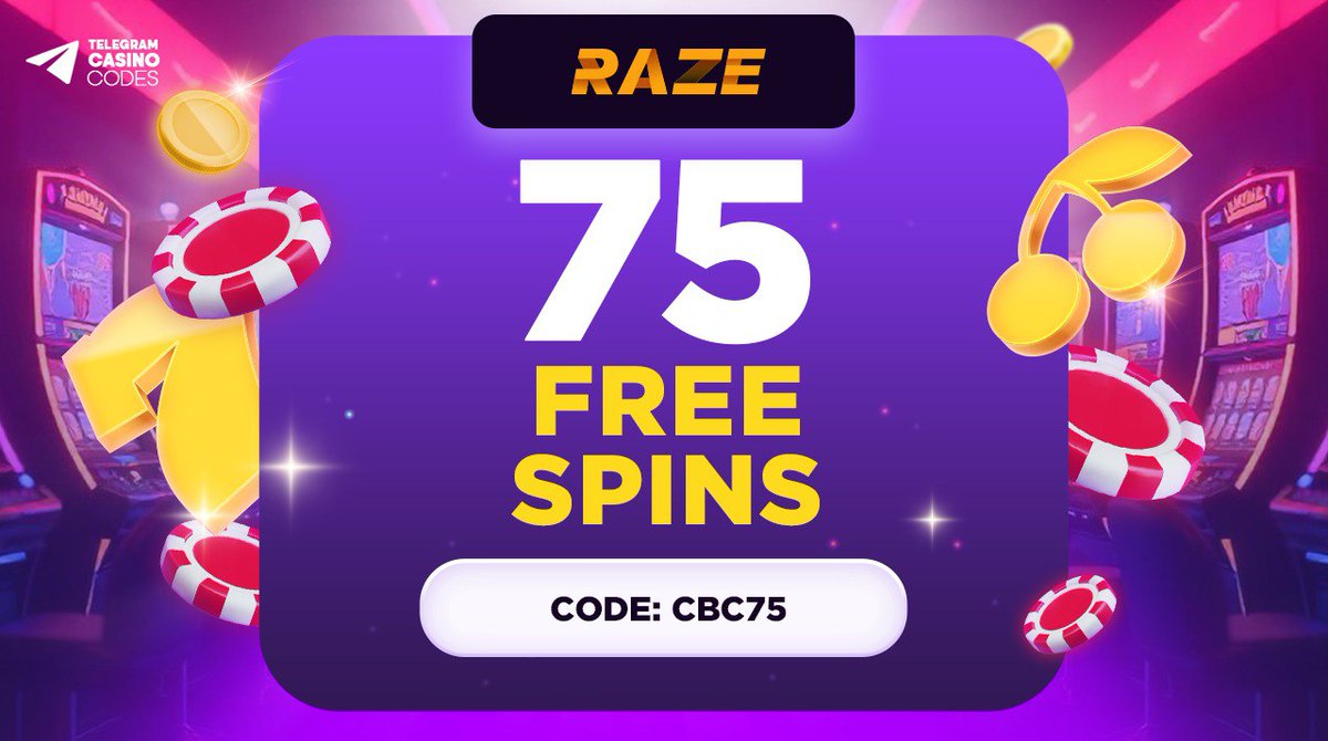 🎰 SCORE 75 FREE SPINS FOR ONLY $30

💸 Max. win $50
🔄 Wagering: 40x
🎮 Games from Gamzix
ℹ️ Free spins are added to the 'Bonus Cabinet' as soon as you verify your email

🎁 Use the bonus code at Raze Casino: go.raze.partners/go/7xoyw6ah